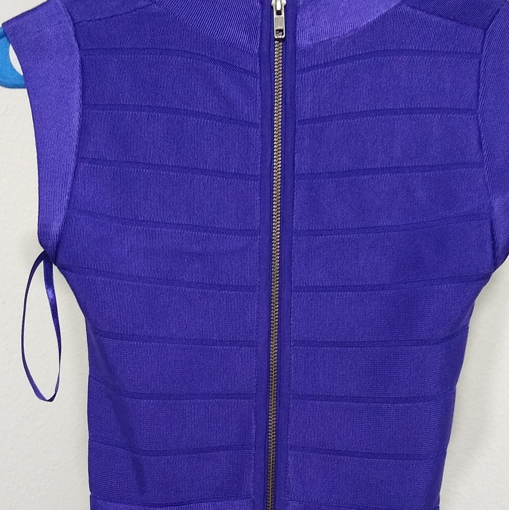 French Connection,dress New w/Tag Purple sz 0 - Picture 4 of 13